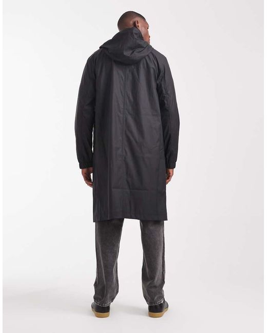 ASOS Blue Longline Windbreaker for men