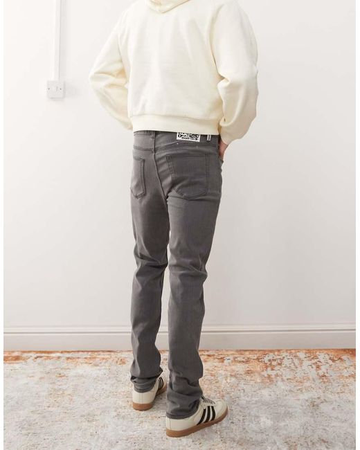Vaqueros Muy Elásticos De Corte Pitillo Con Lavado Gris De Cheap Monday de hombre de color Gray