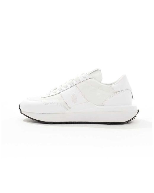 Zapatillas De Deporte Blancas Con Logo Train '89 De Polo Ralph Lauren de color White