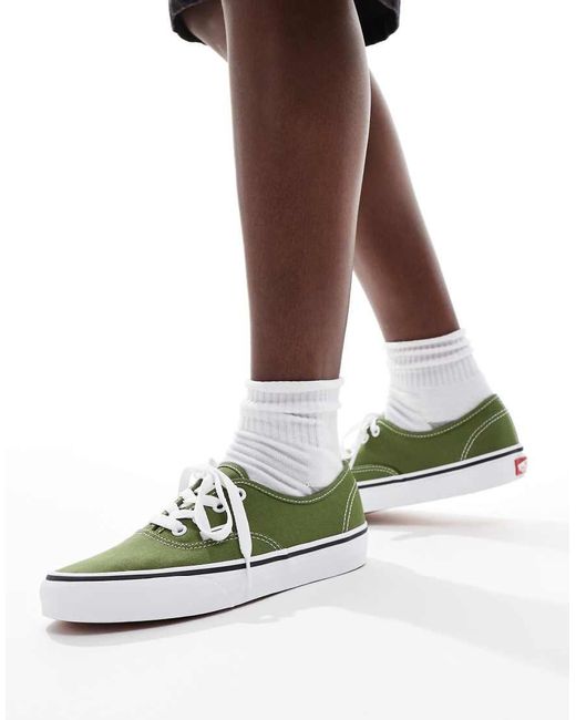 Vans Green Authentic Trainers