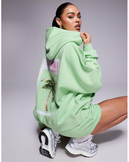 Kaiia Green – oversize-kapuzenpullover