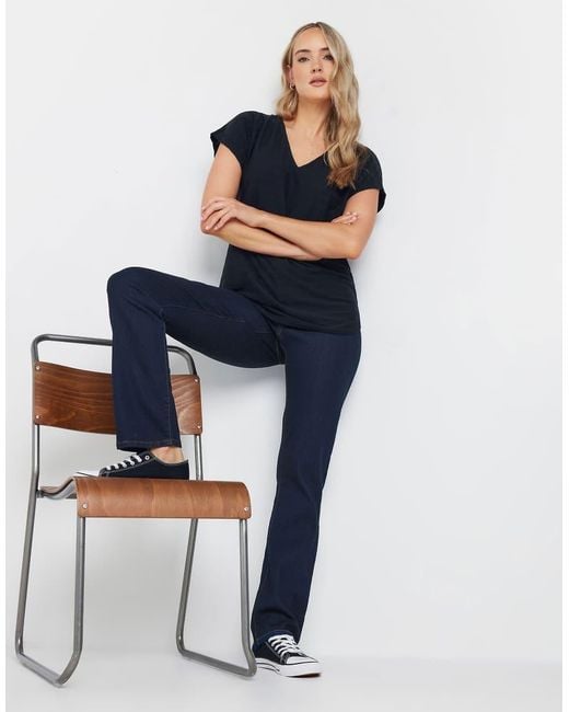 Long Tall Sally Blue Straight Leg Jeans