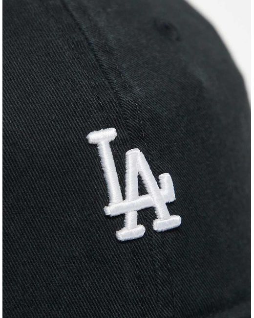 KTZ La Dodgers 9twenty Unstructured Mini Logo Cap in Black | Lyst UK