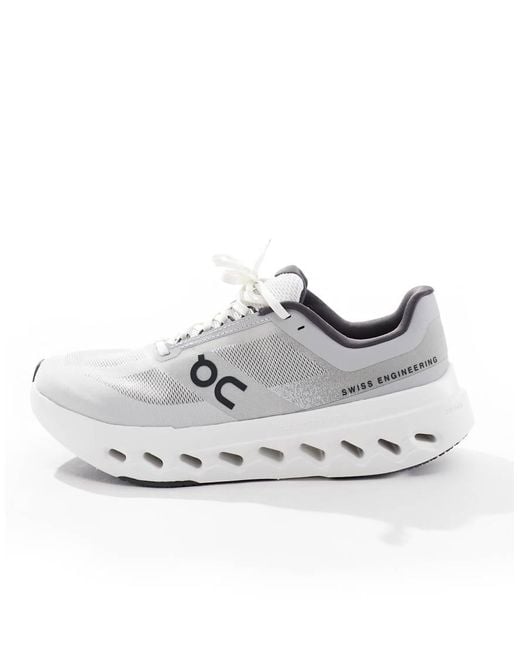 On Shoes White On Cloudsurfer Next Running Trainers for men