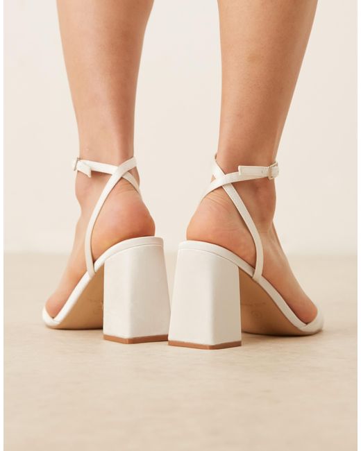 Be Mine Wide Fit Brown Bridal Wink 2 Heeled Sandals