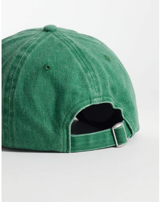ASOS Green Slogan Cap
