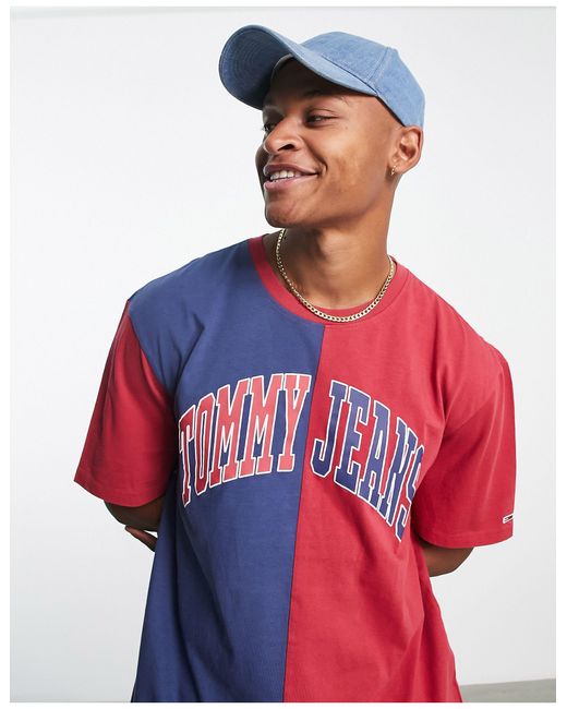 Tommy Hilfiger Exclusive Collegiate Capsule Cotton Oversized T-shirt in ...