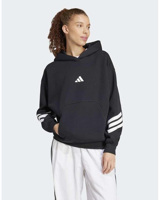 Adidas Originals Blue Future Icons 3-Stripes Hoodie