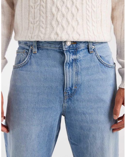 Cotton On Blue Baggy Jean for men