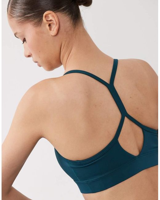 New Balance Blue Essential Yoga Bra