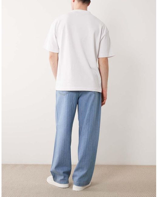 ASOS Blue Loose Lightweight Jeans for men