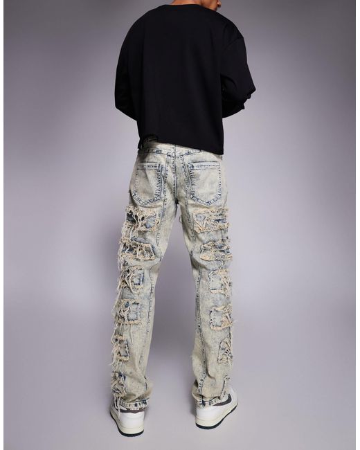 Liquor N Poker – locker geschnittene denim-jeans in Blue für Herren