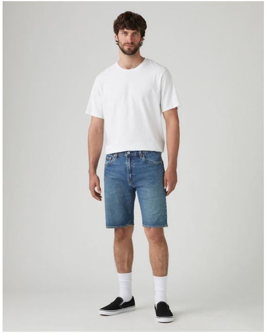 Levi's Blue 405 Standard Shorts for men