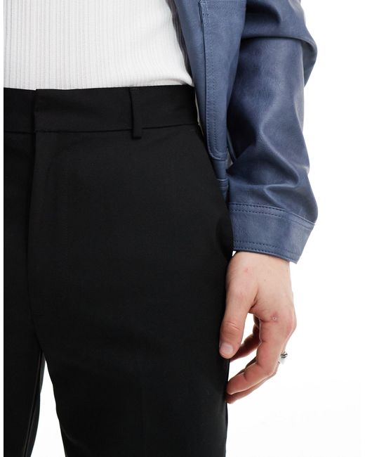 ASOS Blue Smart Slim Fit Trousers for men