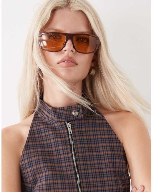Collusion Gray Tailored Zip-up Halter Top Co-ord