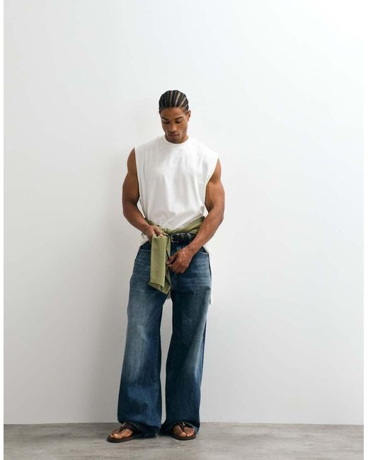 Essentials di ASOS in Blue da Uomo