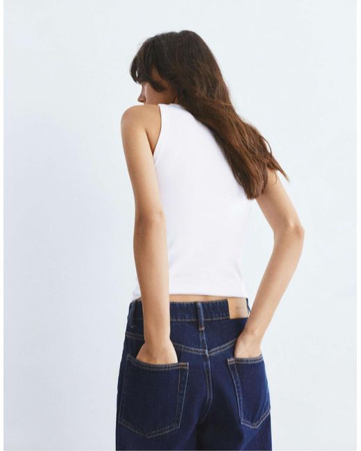 Pull&Bear White – tanktop