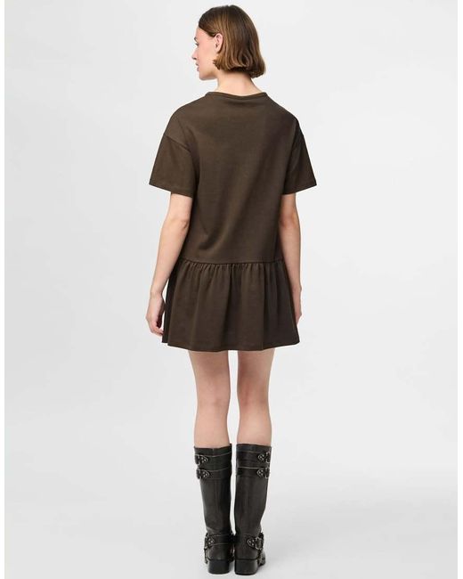 Pieces Mini-Jurk in het Brown