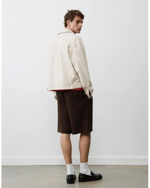 Pull&Bear Trucker-jacke in White für Herren