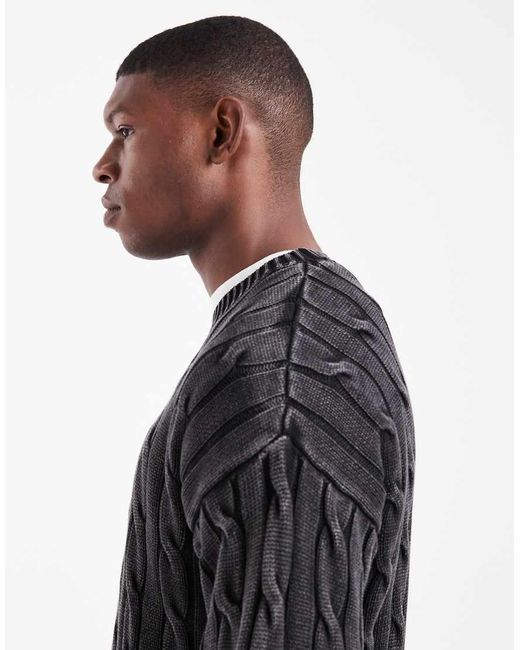 Levi's Blue Cable Knit Jumper for men