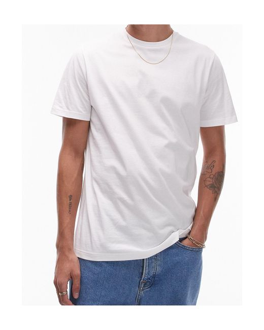 Topman Gray 7 Pack Classic Fit T-shirt for men