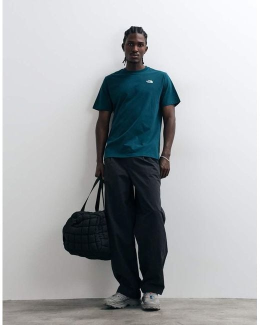 The North Face Blue Evolution Simple Dome Short Sleeve T-shirt for men
