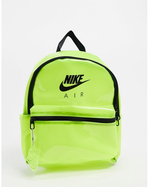 Air - Mini sac à dos translucide Nike en coloris Yellow