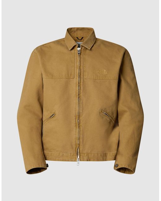 The North Face – cedar – arbeitsjacke aus canvas in Natural für Herren