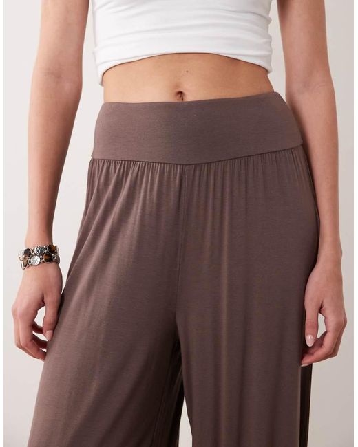 ASOS Gray Lightweight Jersey Balloon Leg Trouser