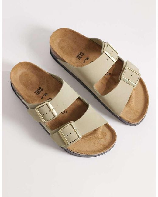 Birkenstock Natural Arizona Flex Platform