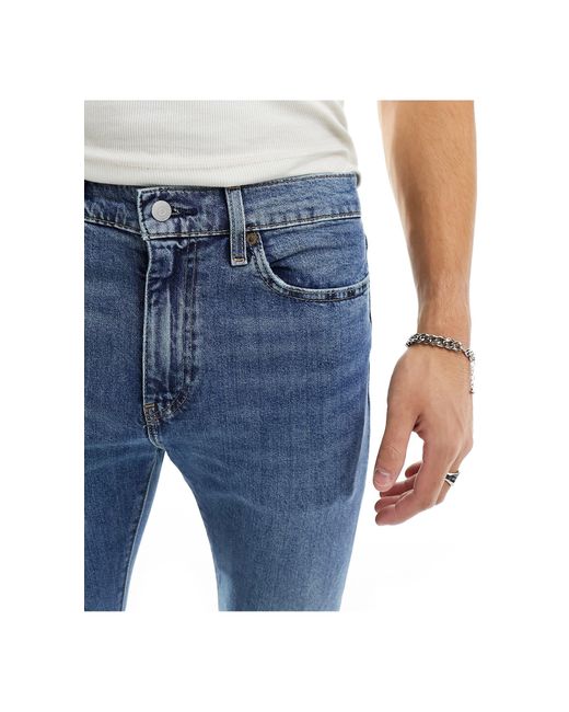510 - jeans skinny lavaggio medio di Levi's in Blue da Uomo