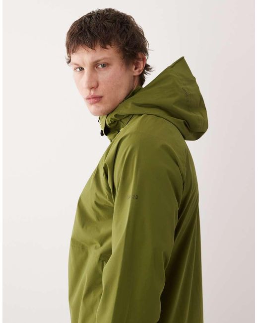 Dare 2b Green Waterproof Breathable Switch Out Iii Jacket for men