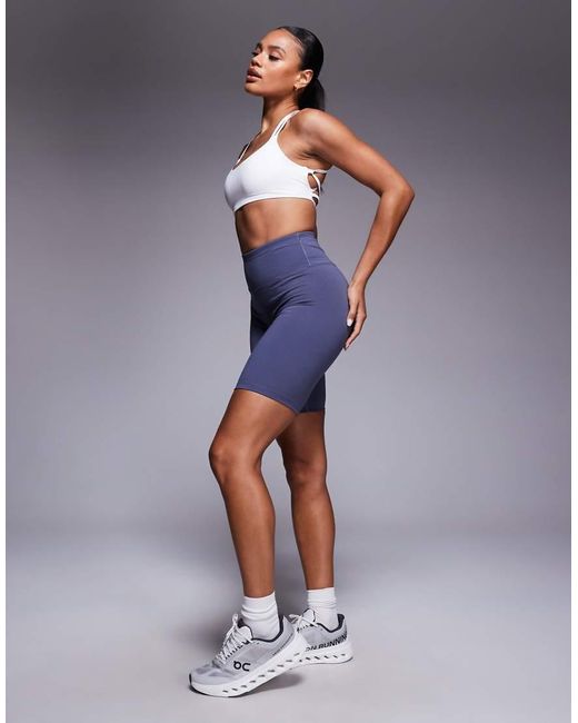 4505 Blue Light Support Cross Back Studio Bra With Removable Padding