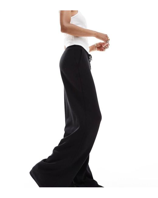 Stradivarius Black Tall Wide Leg jogger