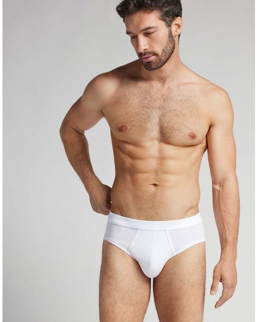 Intimissimi White "The Indestructible" Briefs for men