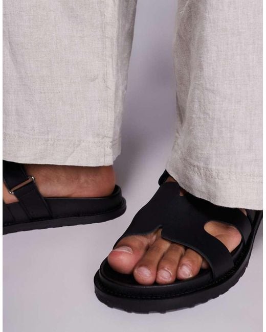 Steve Madden Gray Manu Slider Sandals for men