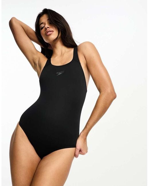 Speedo Black Endurance Swimsuit