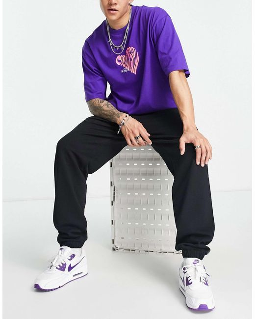 Collusion – legere skater-jogginghose in Blue für Herren