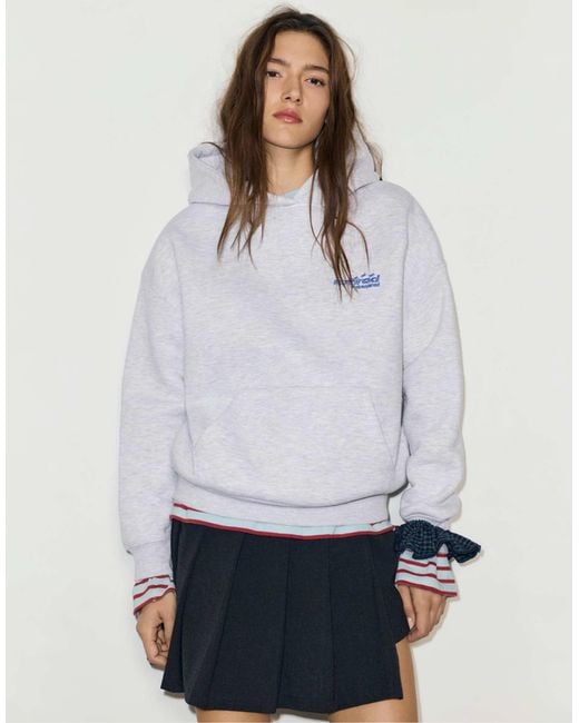 Pull&Bear Blue – kapuzenpullover