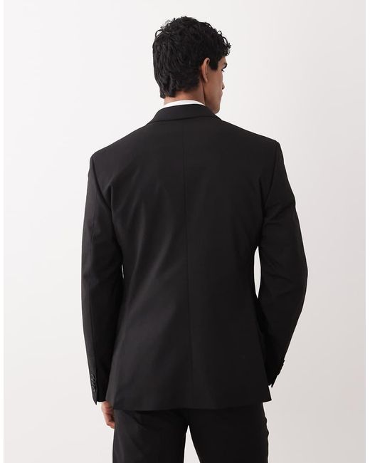 ASOS Black Slim Suit Blazer for men