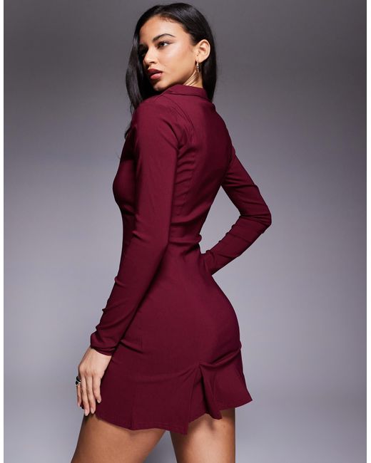 Fashionkilla Purple – elegantes minikleid