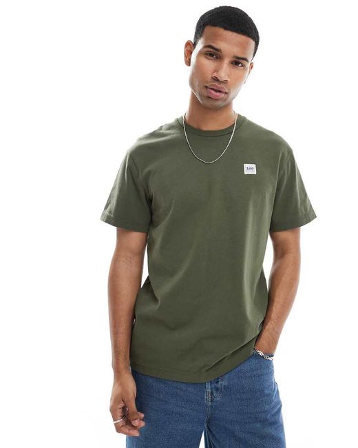 Lee Jeans Green Workwear Logo T-Shirt for men