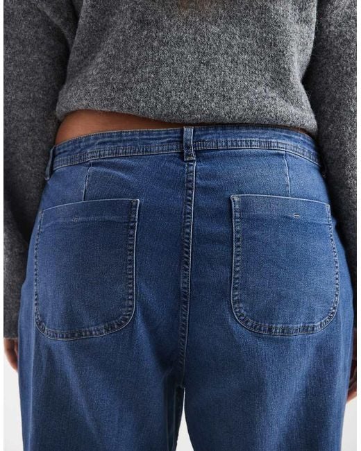Vero Moda Blue Stretch Straight Leg Jeans