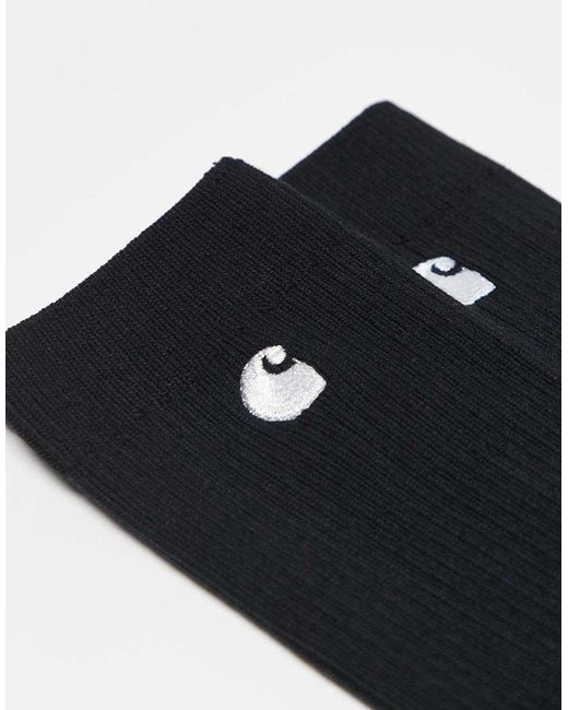 Carhartt Black Madison 2 Pack Socks
