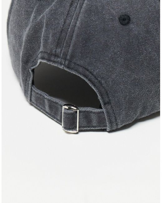 Good For Nothing Gray Washed Branded Cap