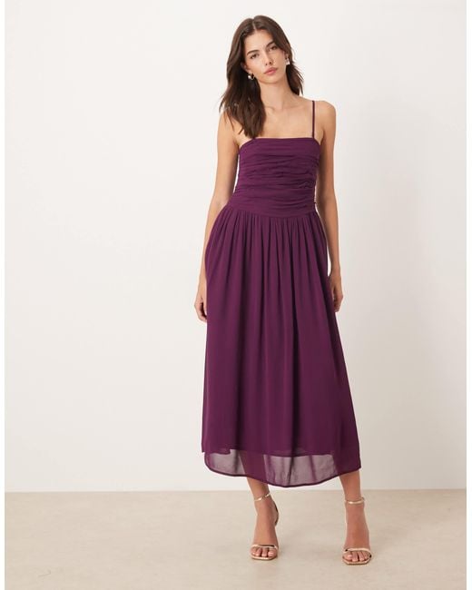 felicity purple dress Dress the Population Felicity Side Slit
