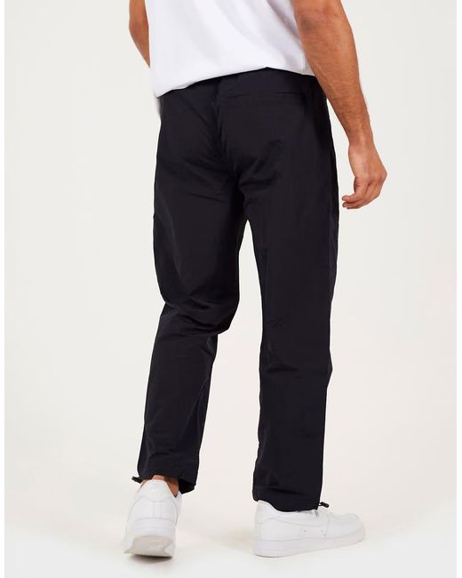Brave Soul Blue Taslan Loose Fit Cuffed Cargo Trousers for men