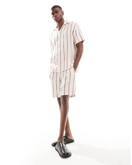 Jack & Jones Gestreept Overhemd Met Reverskraag in het Multicolor voor heren