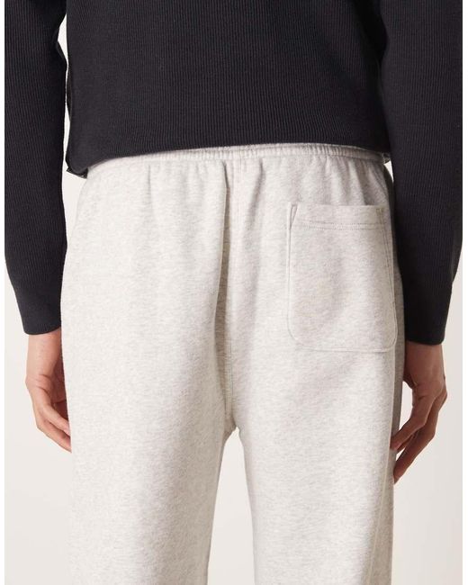 Abercrombie & Fitch Black Logo Detail Relaxed Cuffed Trackies for men