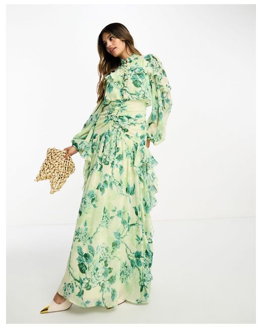 green ruched button dress VENUS Button Detail Dress | Iceberg Green